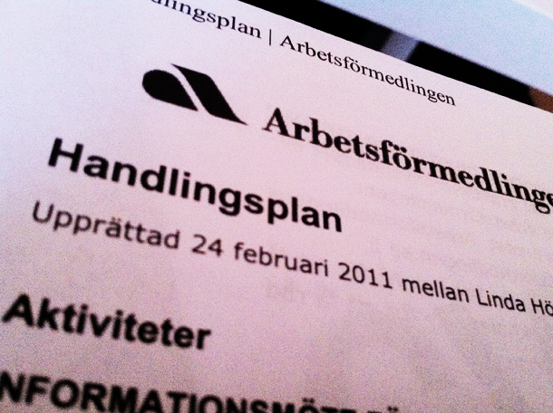 Arbetsförmedlingen Handlingsplan