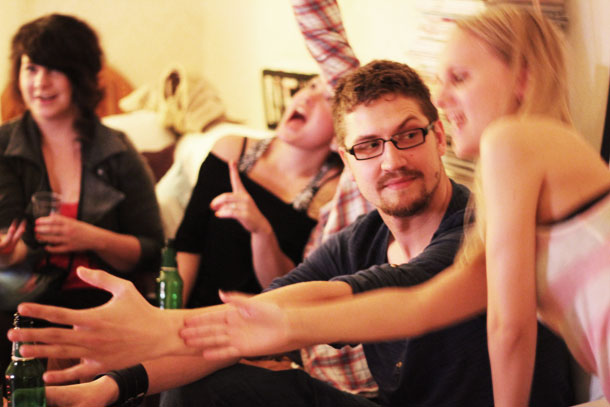 Anna, Erica, Christian och Annelie