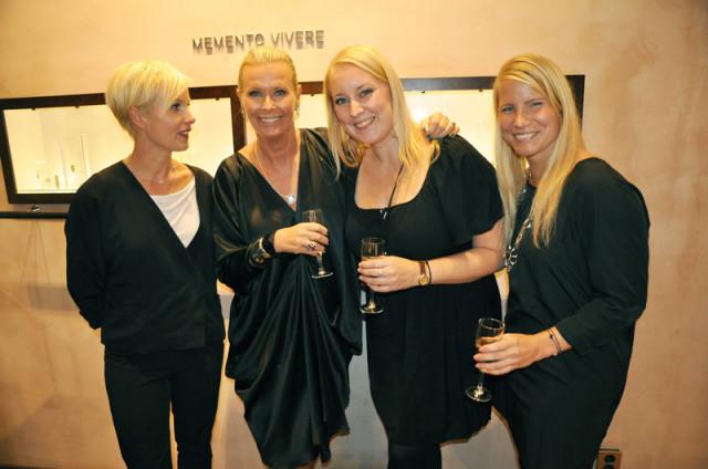 Petra, Efva, jag och Jenny