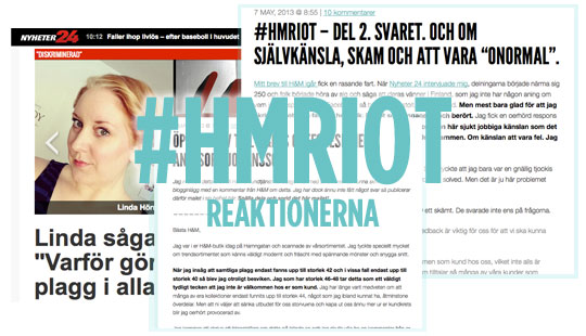 #HMRIOT - Reaktionerna