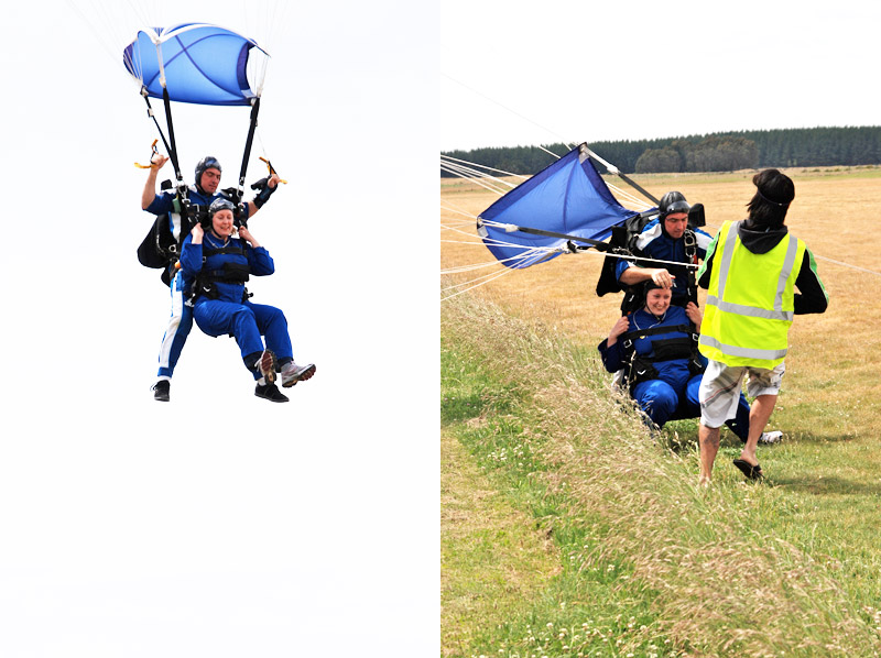 Fallskärmshopp Nya Zeeland