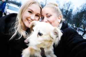 Andrea, Leia och jag