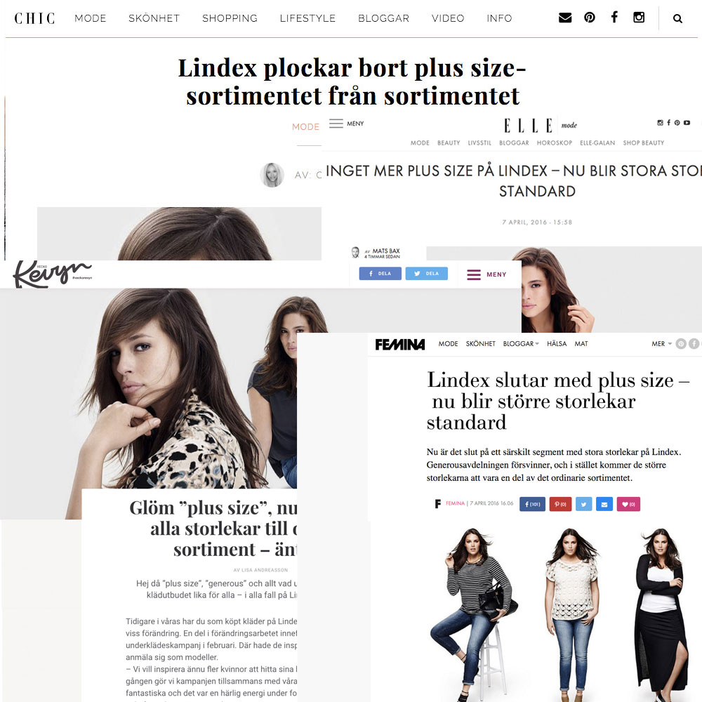 Press för Lindex